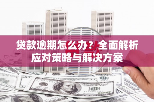 金峰贷款逾期怎么办？全面解析应对策略与解决方案