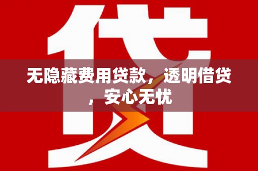 金峰无隐藏费用贷款，透明借贷，安心无忧