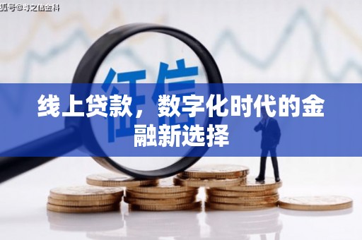 金峰线上贷款，数字化时代的金融新选择