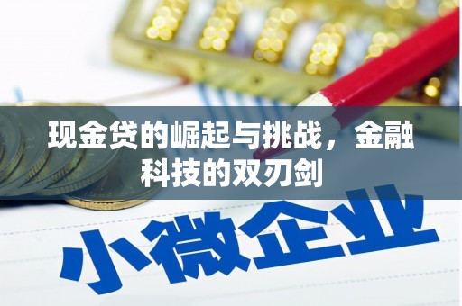 金峰现金贷的崛起与挑战，金融科技的双刃剑