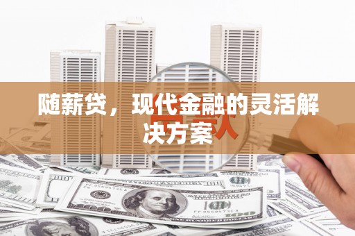 金峰随薪贷，现代金融的灵活解决方案