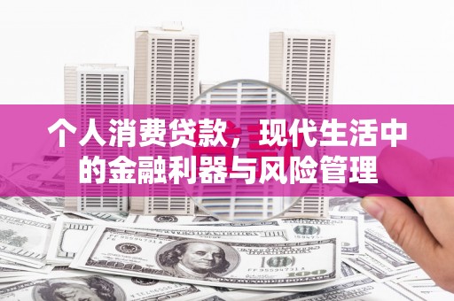 金峰个人消费贷款，现代生活中的金融利器与风险管理