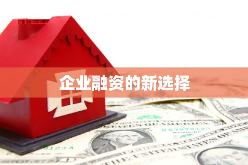 金峰企业融资的新选择
