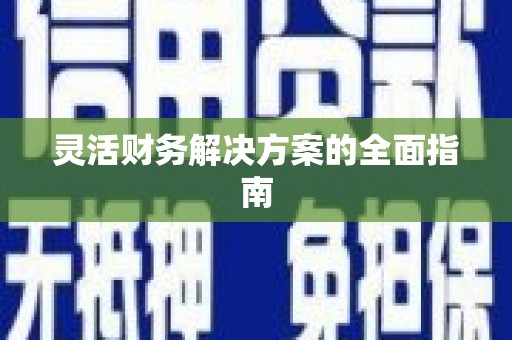 金峰灵活财务解决方案的全面指南