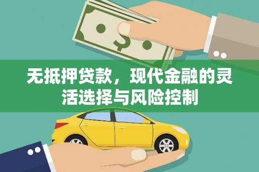 金峰无抵押贷款，现代金融的灵活选择与风险控制