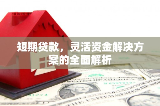 金峰短期贷款，灵活资金解决方案的全面解析