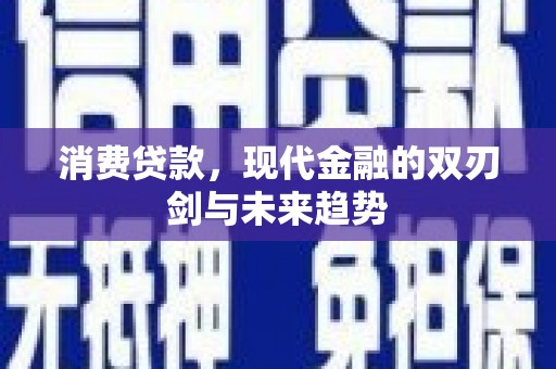 金峰消费贷款，现代金融的双刃剑与未来趋势