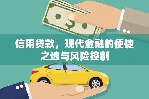 金峰信用贷款，现代金融的便捷之选与风险控制