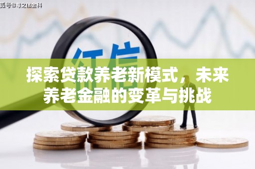 金峰探索贷款养老新模式，未来养老金融的变革与挑战