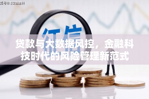 金峰贷款与大数据风控，金融科技时代的风险管理新范式