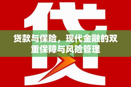 金峰贷款与保险，现代金融的双重保障与风险管理