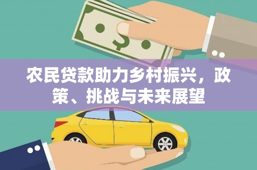 金峰农民贷款助力乡村振兴，政策、挑战与未来展望