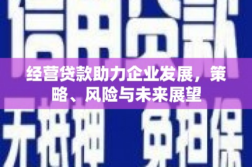 金峰经营贷款助力企业发展，策略、风险与未来展望