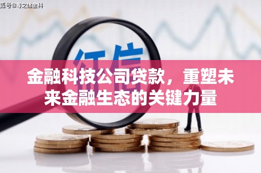 金峰金融科技公司贷款，重塑未来金融生态的关键力量