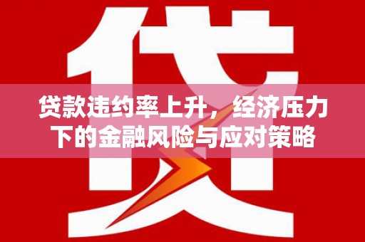 金峰贷款违约率上升，经济压力下的金融风险与应对策略