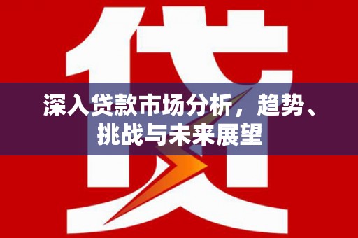 金峰深入贷款市场分析，趋势、挑战与未来展望