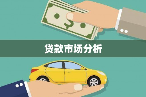 金峰贷款市场分析