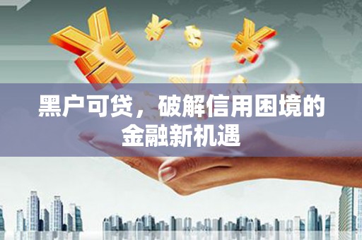 金峰黑户可贷，破解信用困境的金融新机遇
