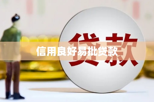 金峰信用良好易批贷款