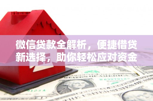 金峰微信贷款全解析，便捷借贷新选择，助你轻松应对资金需求